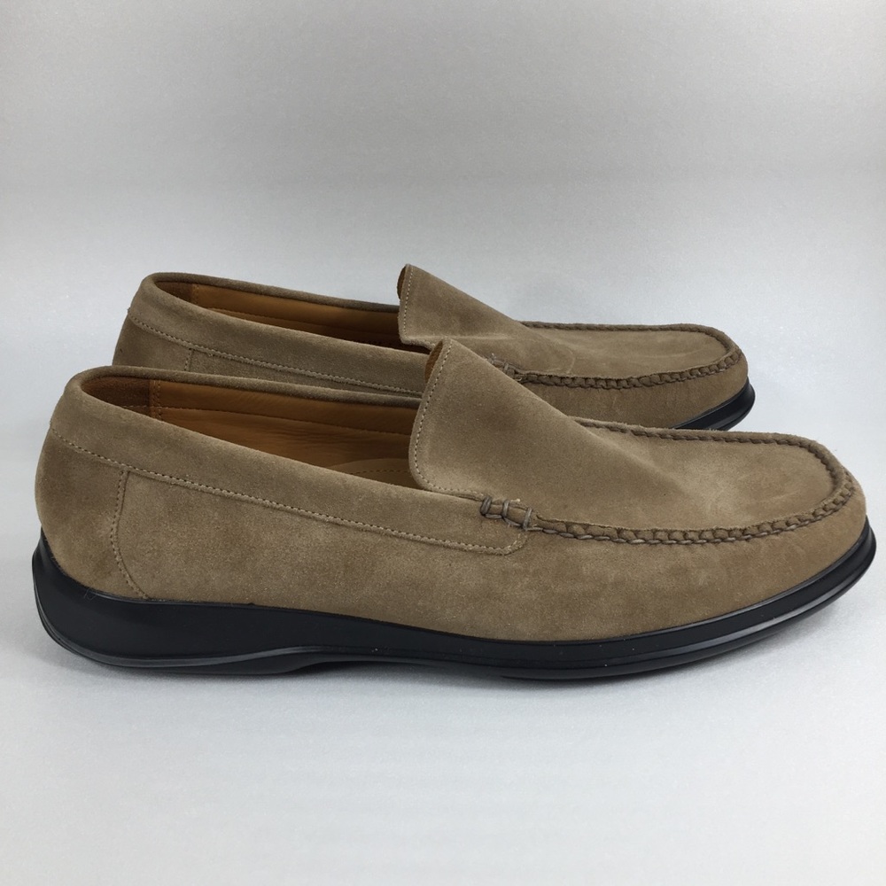 Cole Haan Tan Suede Leather Slip On Loafer 10M